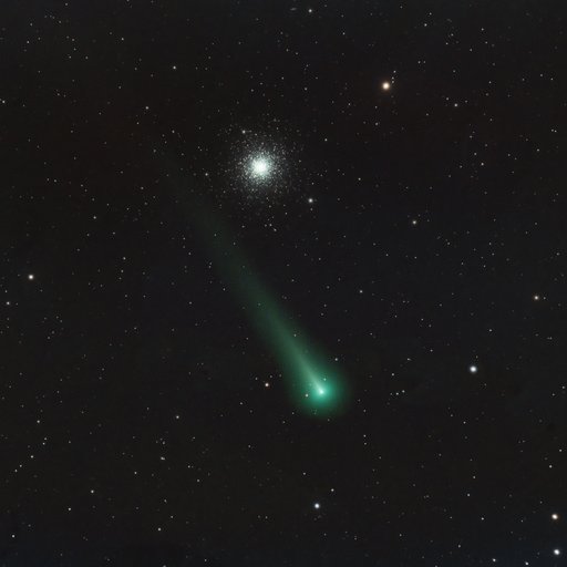 M3 y Cometa Leonard